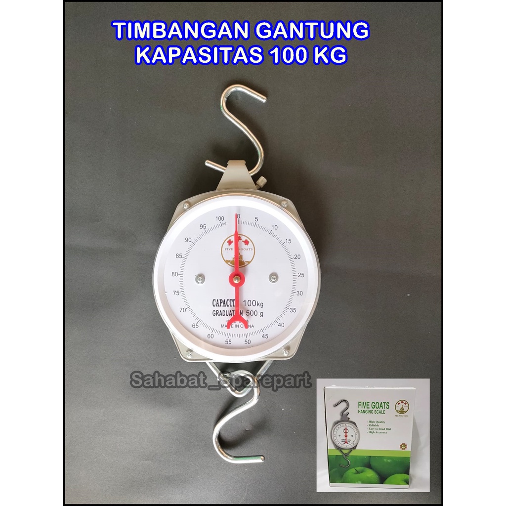 TIMBANGAN GANTUNG KAPASITAS 25 KG 50 KG DAN 100 KG