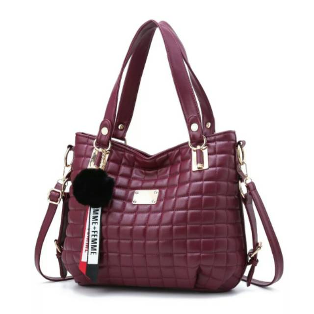 TAS SELEMPANG WANITA SOPHIE FAIRIESE T3036P3 ESMONIA LOPPER HARDWARE G A1D6 Handbag SERI TIM