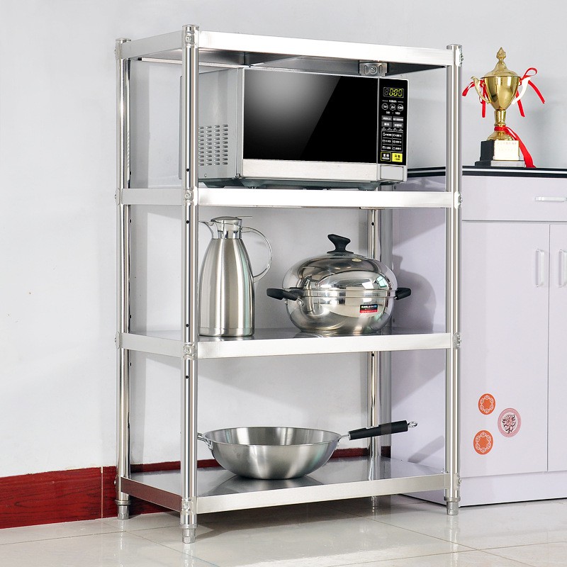 Rak Dapur Portable Stainless 4 Susun MB826