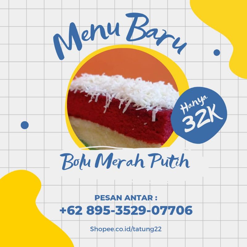 

Bolu kukus Merah Putih