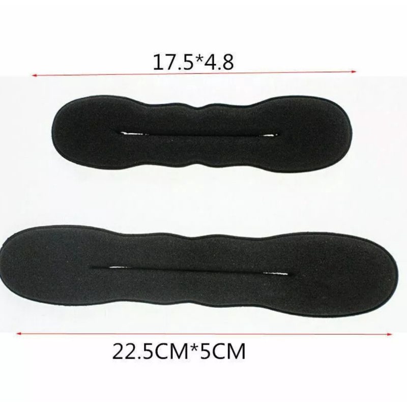 Alat Keriting Rambut Alat Pengiriting Rambut Klip Model Donat Busa Isi 2pcs 17.5cm dan 22.5cm-Isi 2pcs