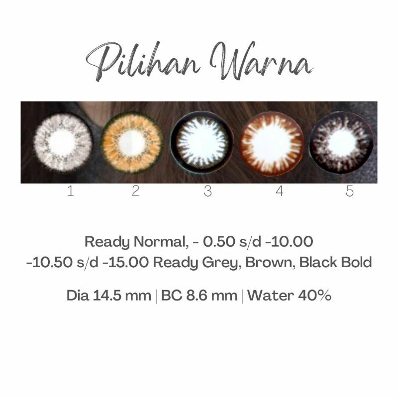 SOFTLENS WARNA MINUS TINGGI EUROPA E-COLOR