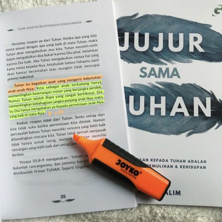 "RWF.20Au22м" Buku Jujur Sama Tuhan - Buku Revy Halim (Buku Rohani Kristen)