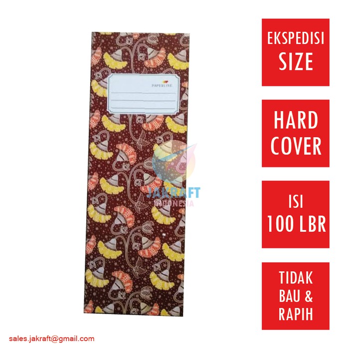 

Buku Tulis Ekspedisi 1/2 Folio Hard Cover PAPERLINE isi 100 Hardcover