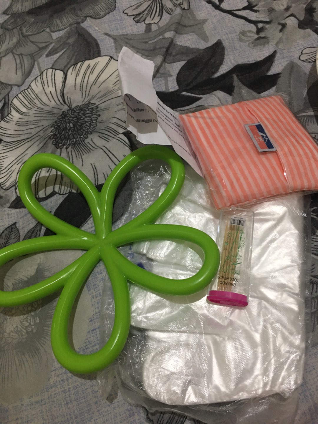 Je260 Fashion Premium Tas Belanja Lipat Motif Reusable Ramah Lingkungan Baggu Bag Bagcu Motif