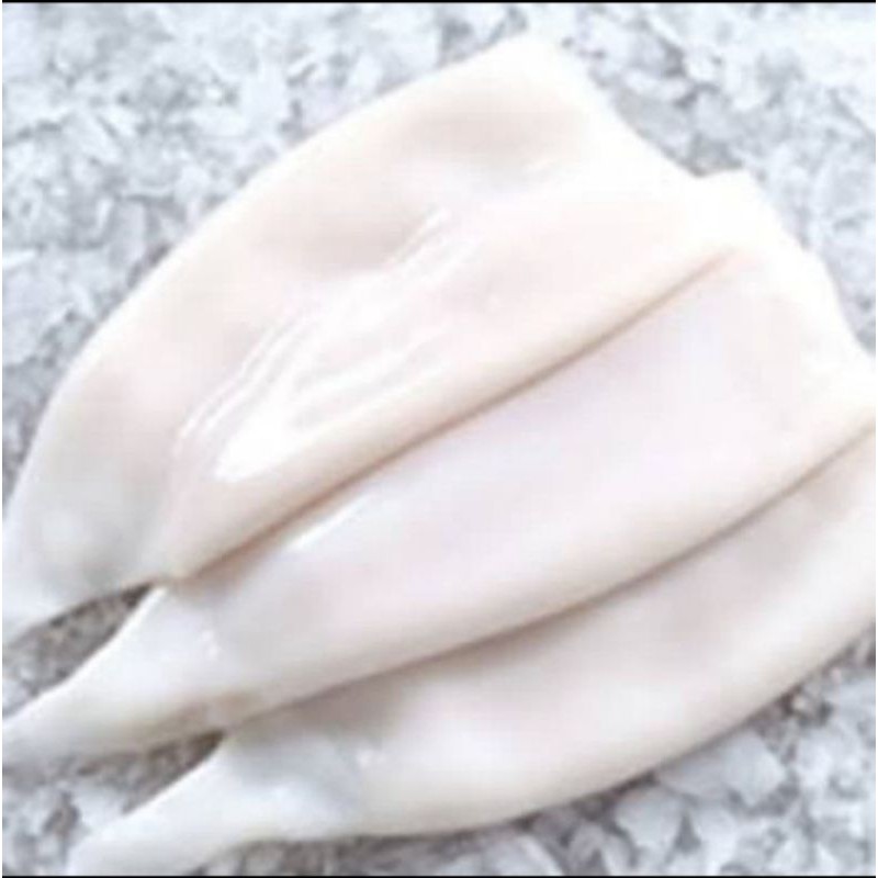 

cumi tube/cumi kupas bersih frozen 1kg