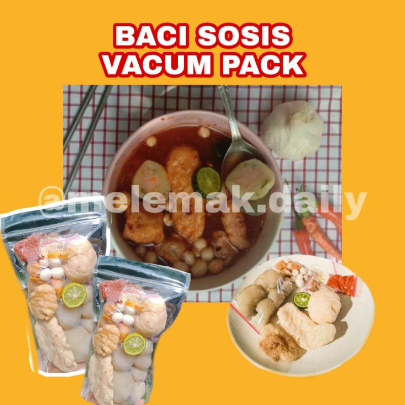 

BAKSO ACI ISI SOSIS KEMASAN VACUM / BAKSO ACI JUMBO / BAKSO ACI TANPA PENGAWET