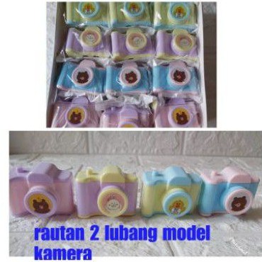 

Rautan Pensil 2 Lubang Model Kamera isi 2pc