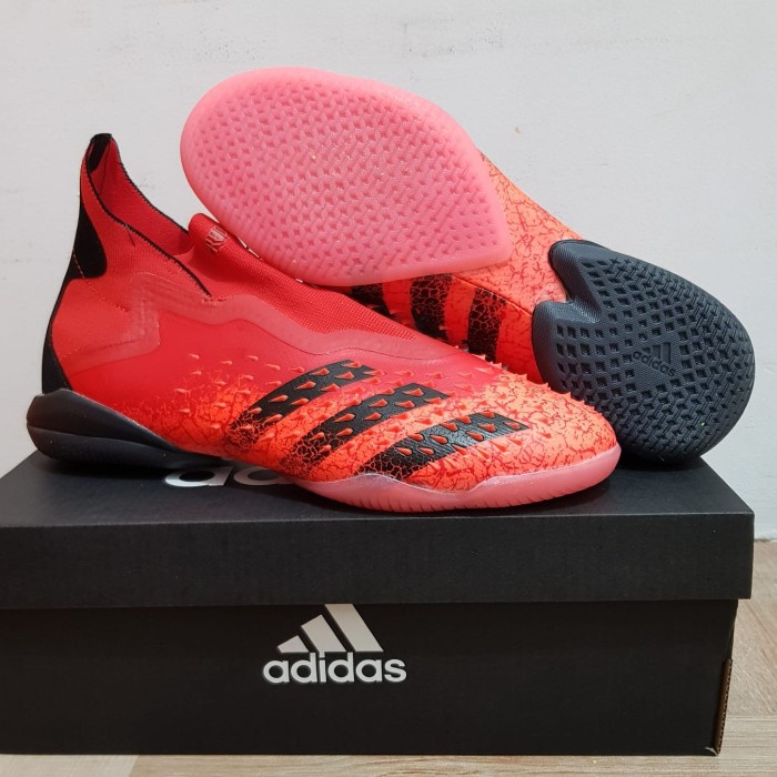 Sepatu Futsal Adidas Predator Freak+ Red ic-sepatu futsal-futsal