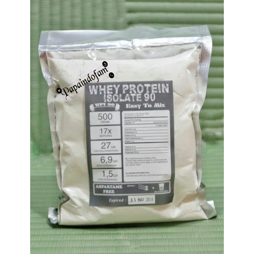 

Ee510 Whey Protein Isolate Wpi 90 100% Whey Free / Susu Protein 500 G Plain 6Ggddv