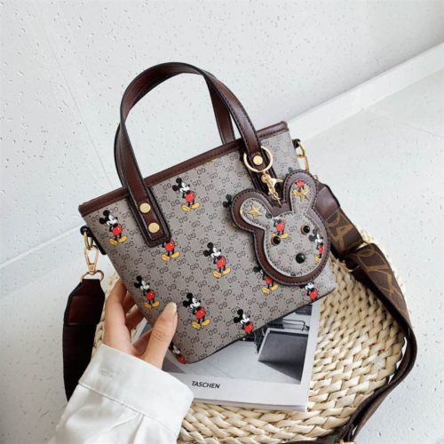 GI 10945 RISCE TAS HAND BAG MOTIF MICKEY MOUSE MINI IMPORT WANITA CEWEK PEREMPUAN JAKARTA BATAM JT