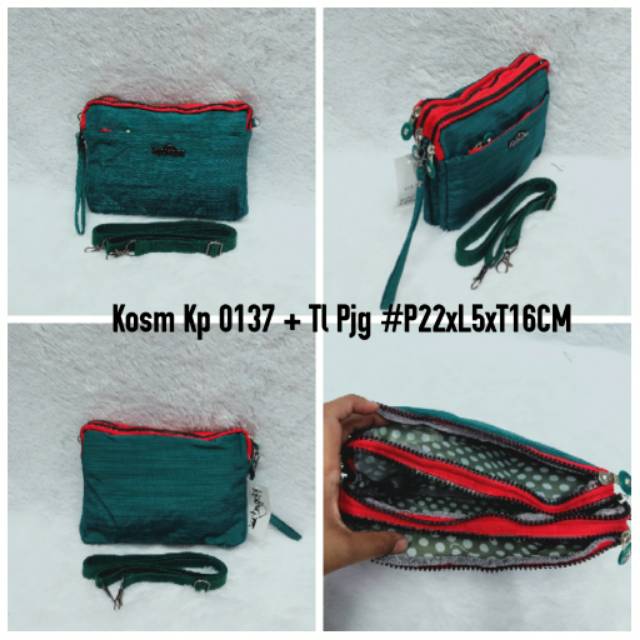 DOMPET KOSM/HP KIPLING 0137 + TALI PANJANG
