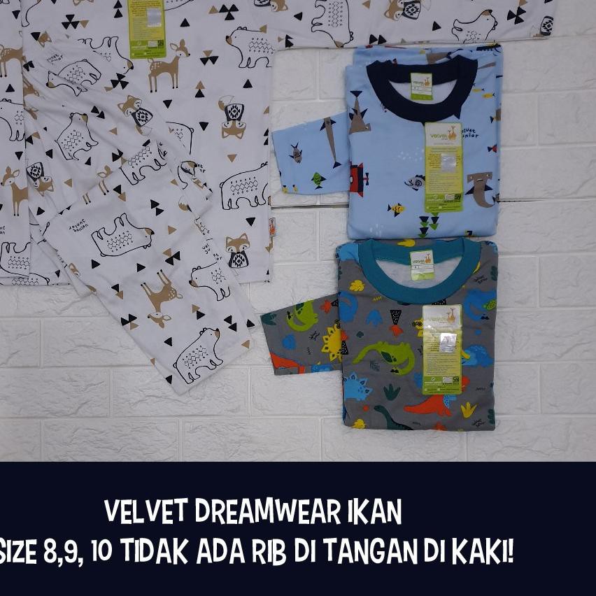 Velvet Junior (3 Setelan) Dreamwear Big Size