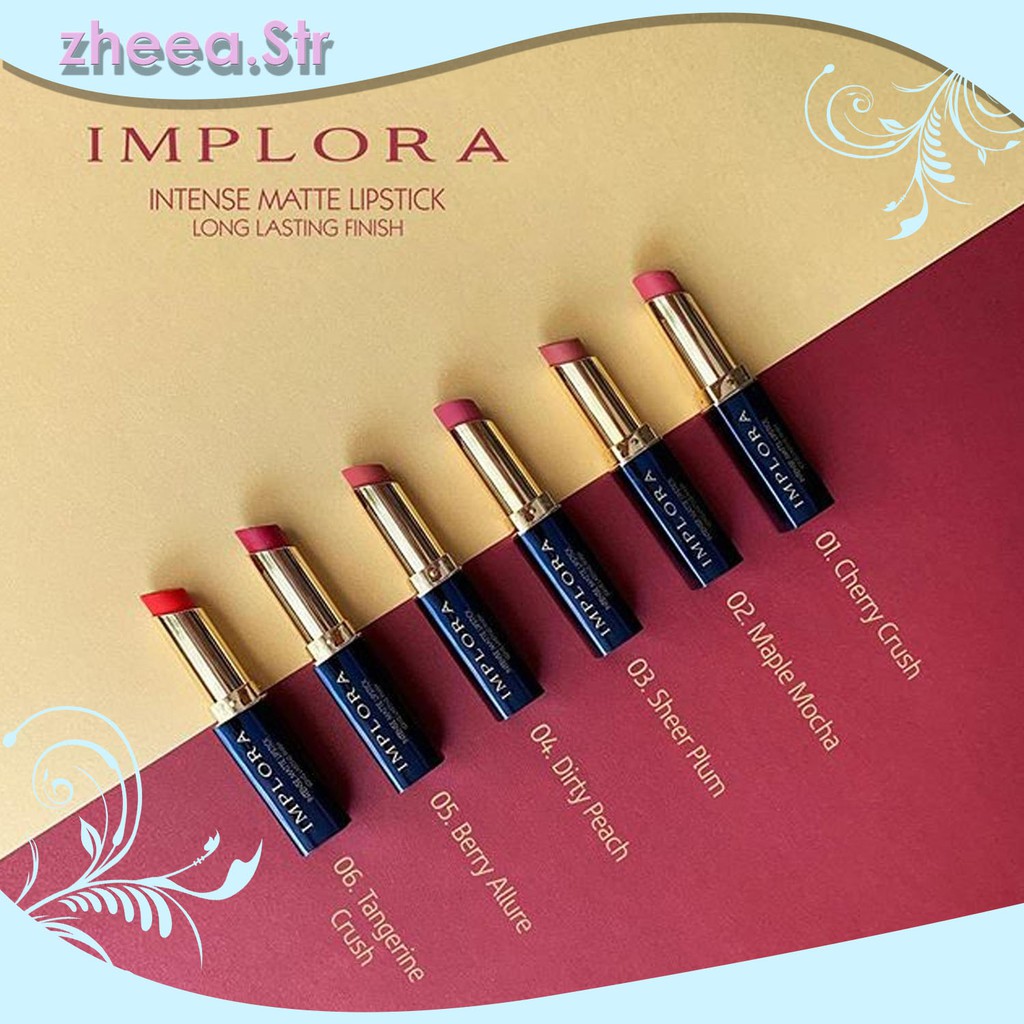 Lipstik Implora Matte Intense Pewarna Bibir Liptint Implora Murah