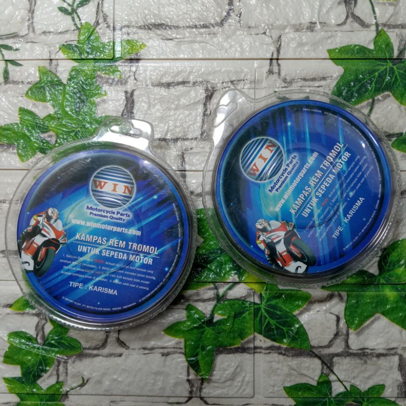 Kampas Rem Tromol Belakang Honda Karisma, Revo, Supra Fit New, Supra X125 Old, 125 2007, Blade, Kirana Model Press WIN