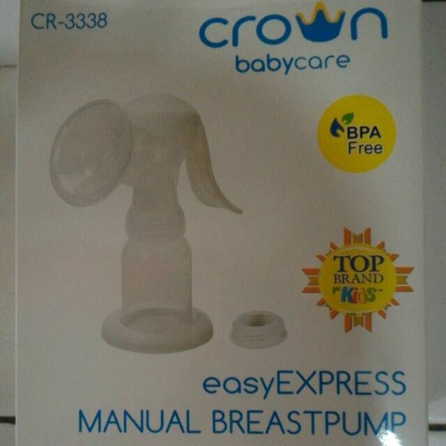 CROWN Breast pump manual Pompa asi manual