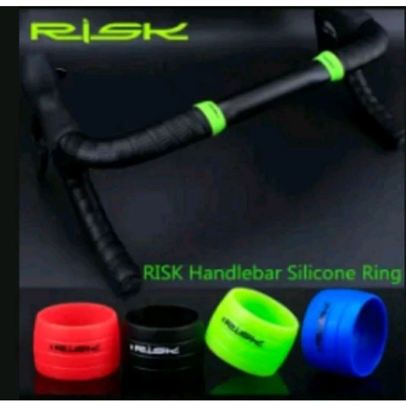 Risk Dropbar Silicone Ring Handlebar Ring Cincin Setang Sepeda