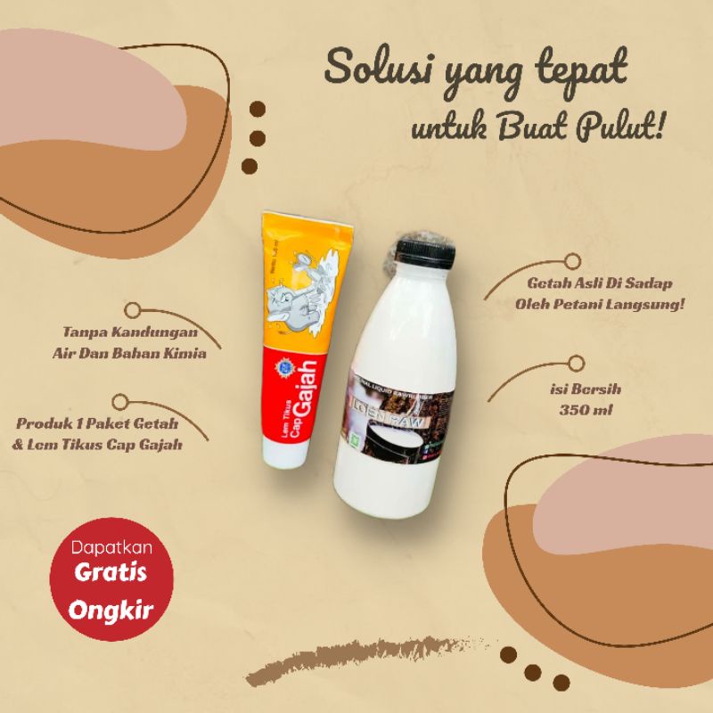 getah karet mentah cair murni termurah