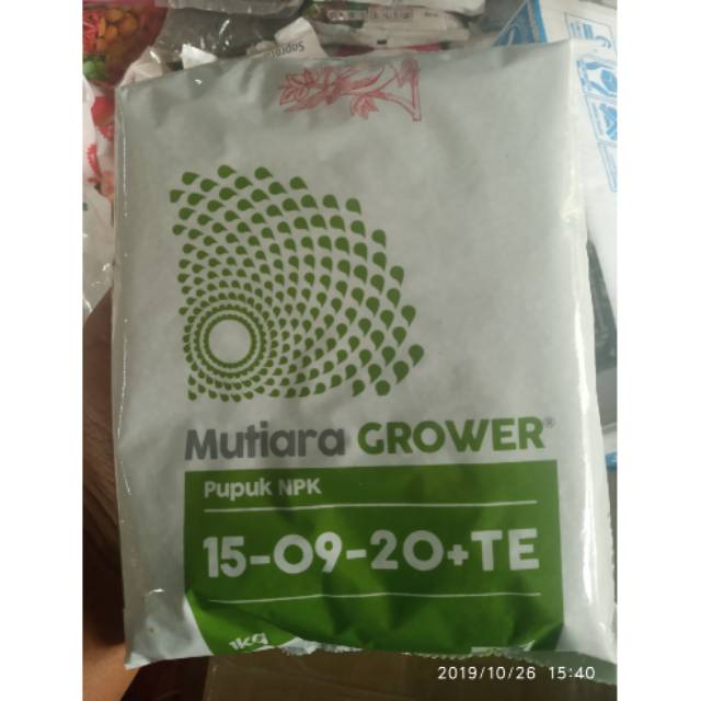 Kemasan Original Pupuk NPK Buah Mutiara Grower 1 kg