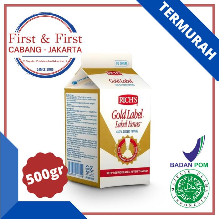

Topping | Rich'S Gold Label Whipping Cream 500 Gram Kualitas Terbaik