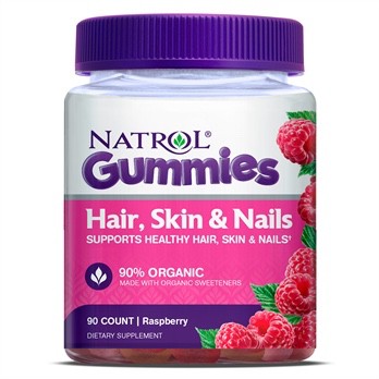 Natrol Hair Skin Nails 5000 Mcg 90 Gummies Organic Biotin Suplemen Kecantikan Shopee Indonesia