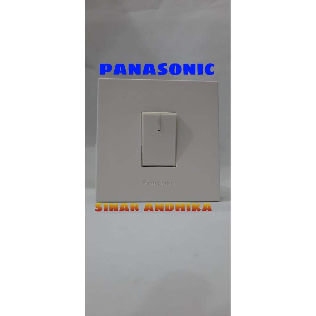 SAKLAR ENGKEL KECIL PUTIH ECO B STYLE E PANASONIC WESJ 78019W+WESJ 5931