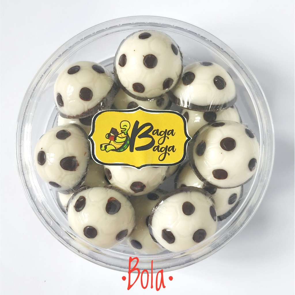 

Coklat Bola kaki 200gr Premium ad DINKES, HALAL- cokelat karakter praline toples kiloan -free ongkir