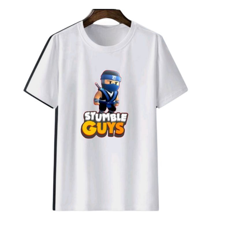 Baju Kaos Stumble Guys ninja Anak COWOK/Cewek-Remaja