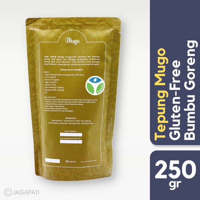 

pakai-siap-tepung-bumbu-tepung- mugo - tepung bumbu goreng 250gr - non msg - tepung gorengan
