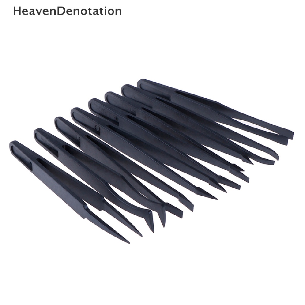 (Heavendenotation) 8pcs / Set Pinset Plastik Anti Statis