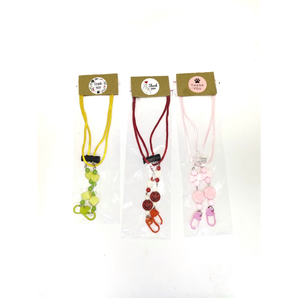 Strap Masker Hijab Gantungan Masker Kalung Masker Hijab Korea | Tali Masker | Konektor Masker Hijab