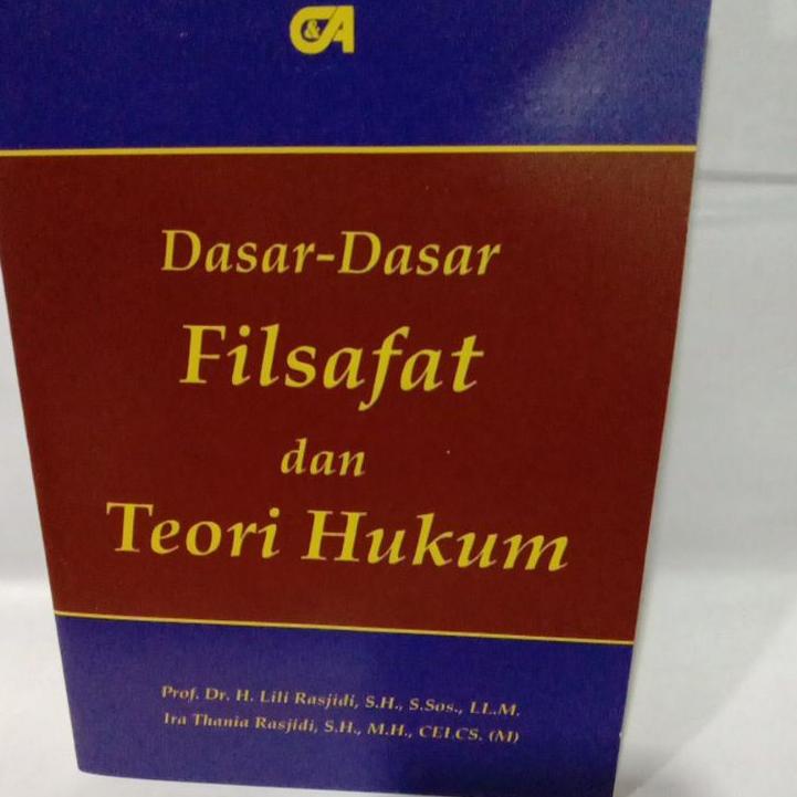 

Harga Spesial.. dasar dasar filsafat da teori hukum By prof.Dr, lili rasjidi