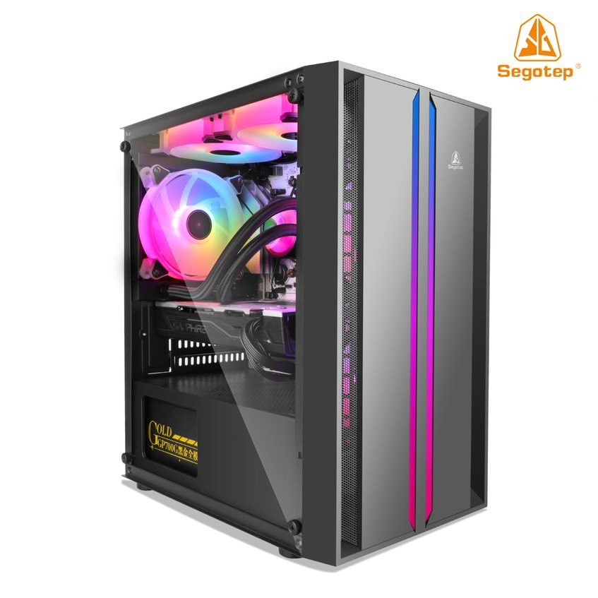 Casing SEGOTEP PRIME X Tempered Glass Gaming Case