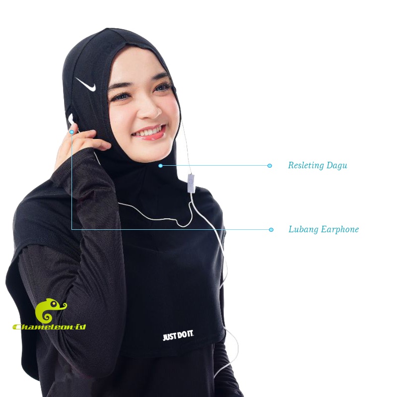 Hijab Sport Adem Nyaman Dipakai