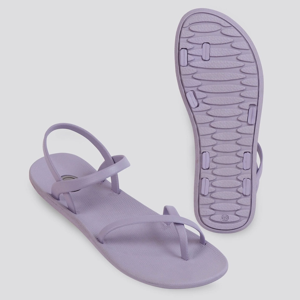 NEW Sandal Karet Teplek Wanita Terbaru Official GOFORT LELA Lilac