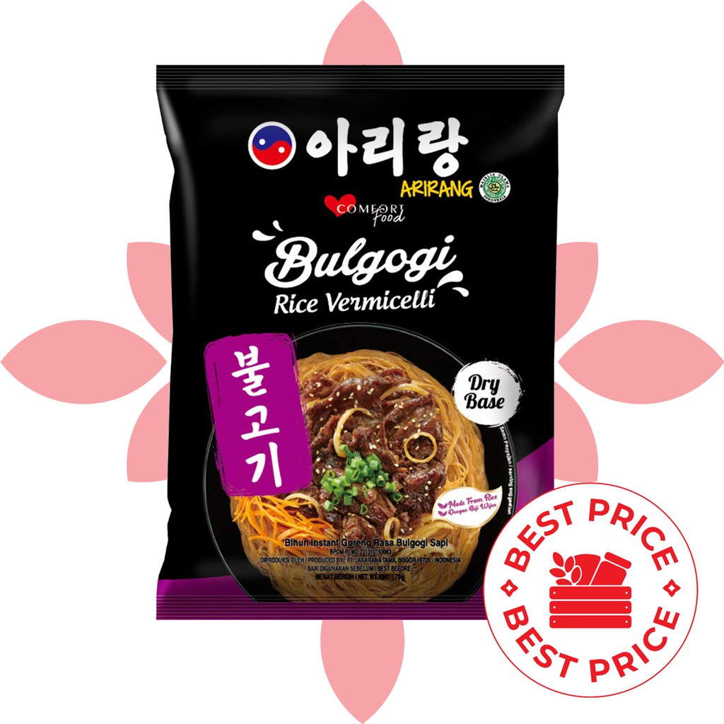 ARIRANG - RICE VERMICELLI GORENG BULGOGI (SAPI) - 70 GR