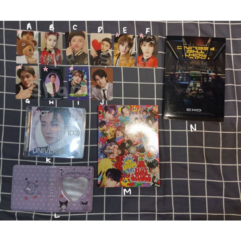(BACA DESKRIPSI) Photocard album kolbuk collect book jewel only official nct wayv exo taeyong sehun 