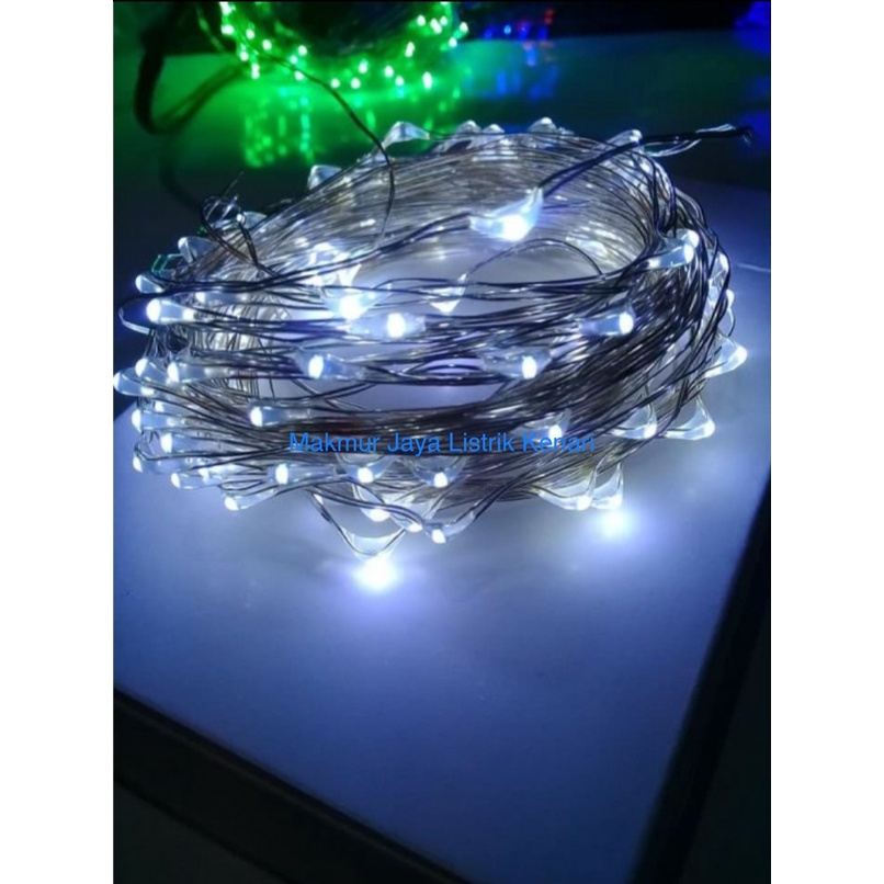 Lampu Led Tumblr dekorasi kawat 10M 10 Meter / natal indoor outdoor