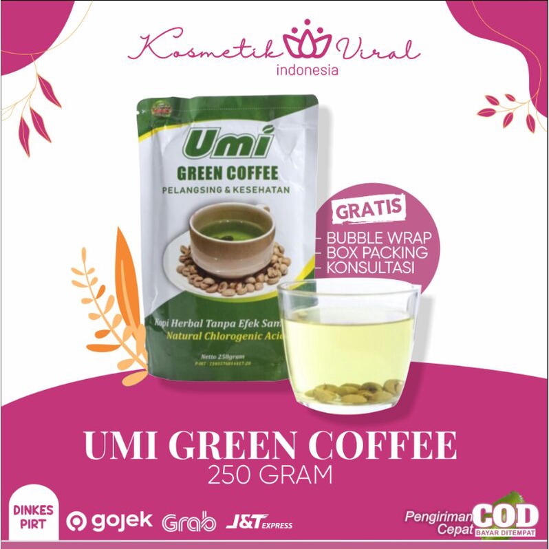 Ugc Umi Green Coffee Ori Pelangsing / Coffe Penurun Berat Badan