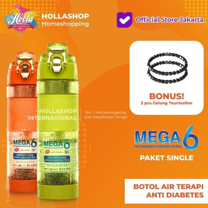 Botol Minum Mega 6 Far Infrared Hydrogen Water 600ml