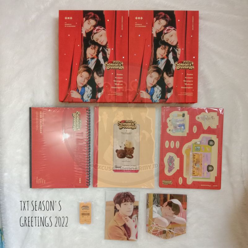 [READYSTOCK] TXT SEASON'S GREETINGS 2022 RPC SOOBIN TAEHYUN SG22 TXT