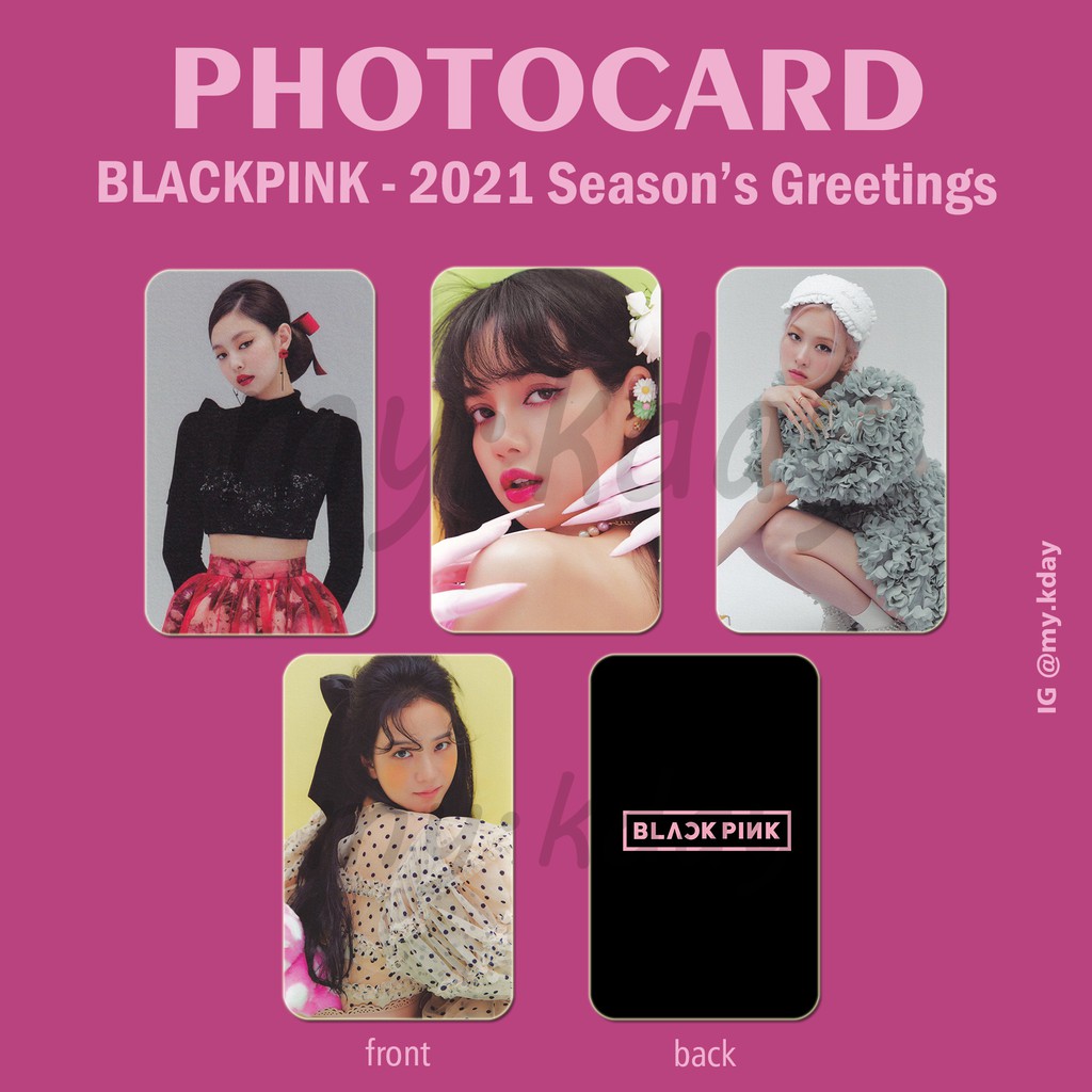 PC-0340, Unofficial Photocard BLACKPINK 2021 Season's Greetings 2 sisi