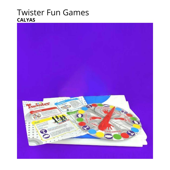 Permainan Twister Body Games Family Friends Fun Play Board Game