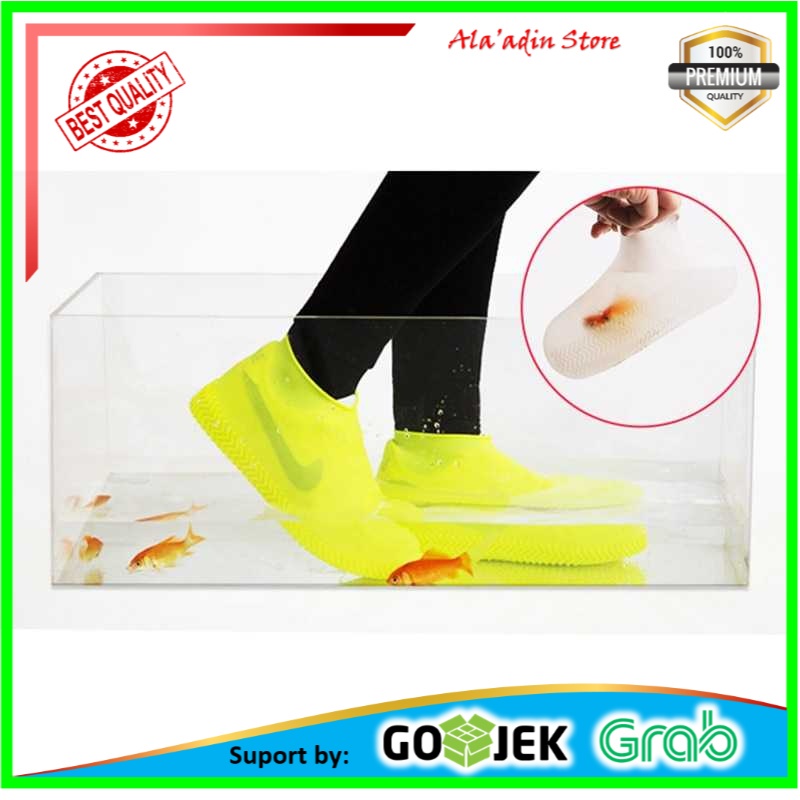 Darden Cover Sepatu Anti Air Hujan Waterproof Silicone