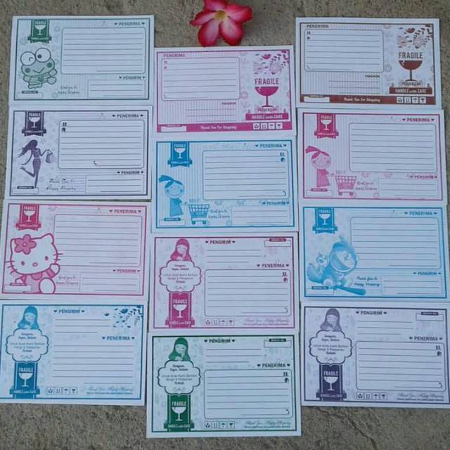 

Label Pengiriman Online Shop Motif diKirimkan Random sesuai Stock