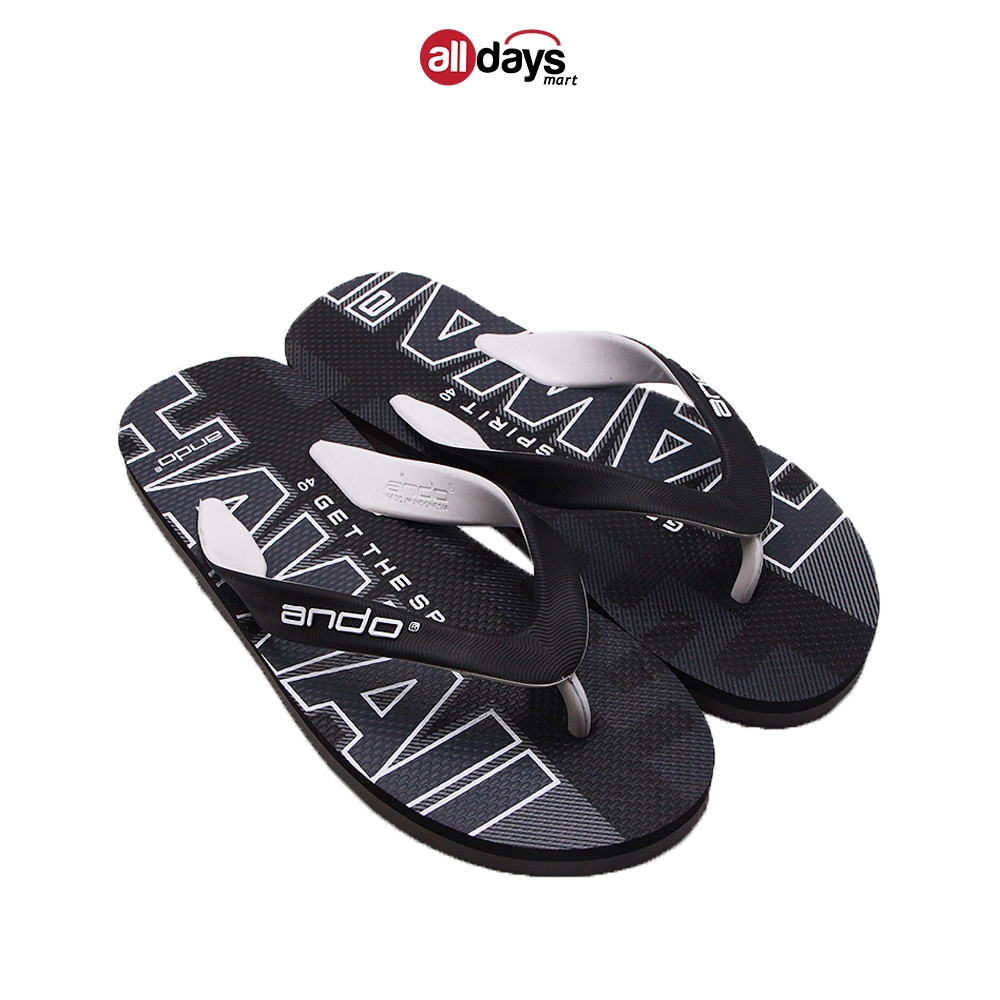 Ando 01 Sandal Jepit Casual Pria Random Motif &amp; Warna Size 38-42