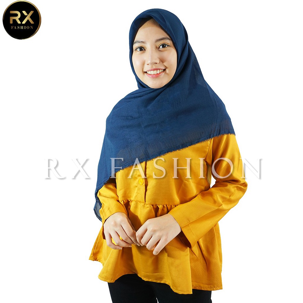 RX FASHION JILBAB CRINKLE SHAWL - FASHION MUSLIM 1R