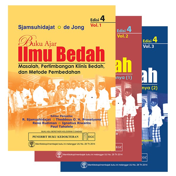 Buku Ajar Ilmu Bedah Edisi 4 (Set)