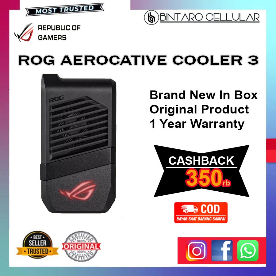 AEROACTIVE COOLER 3 for Asus ROG Phone 3 Cooling Aero Active ROG III