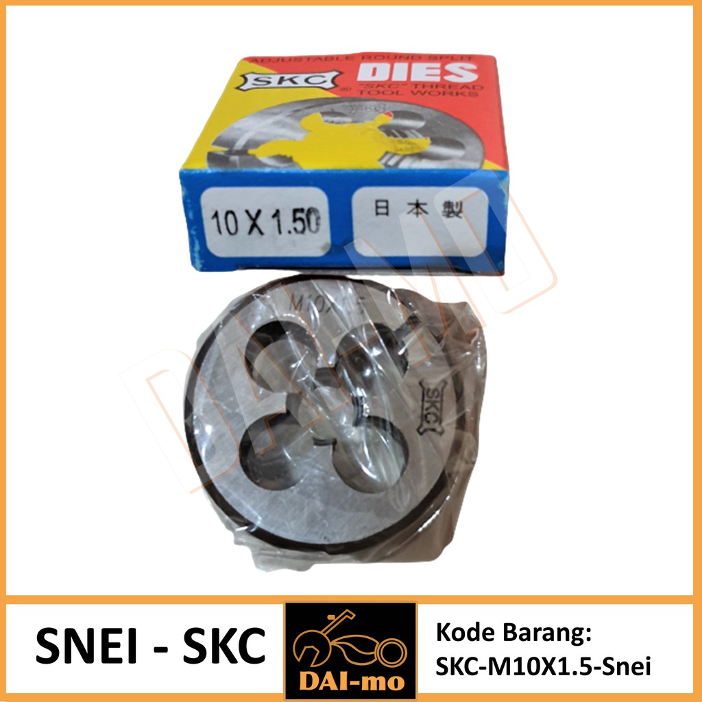 Perkakas Tukang Senai M10x1.5 SKC Snei M10 x 1.5 Alat Senai M10 x 1,5 Tap Snay Mata Snai 10x1,5
